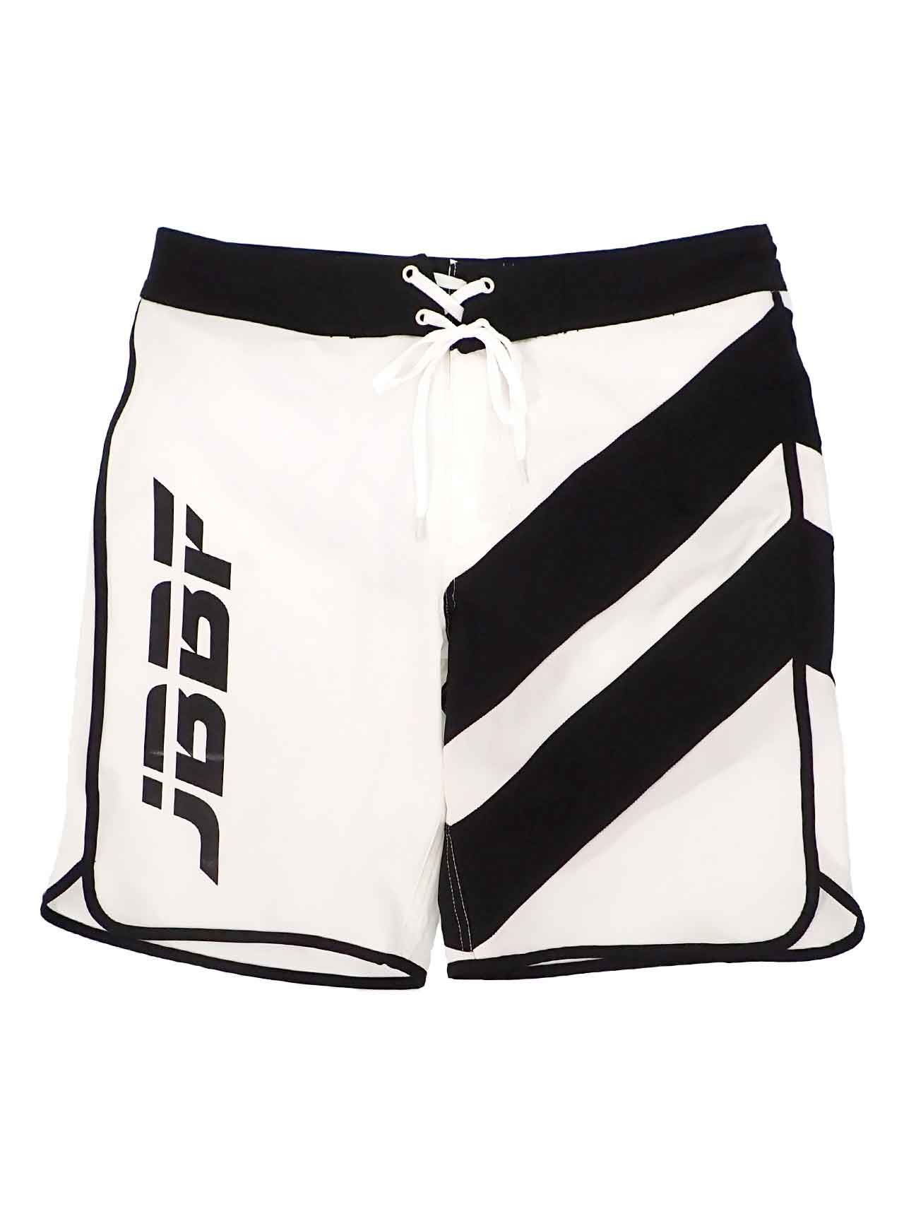 JBBF ステージショーツ(サーフパンツ) WHITE02(ストライプ)