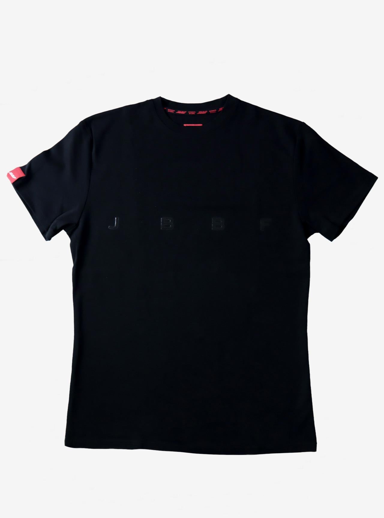 JBBF T-Shirt 黒xシンプル 黒ロゴ