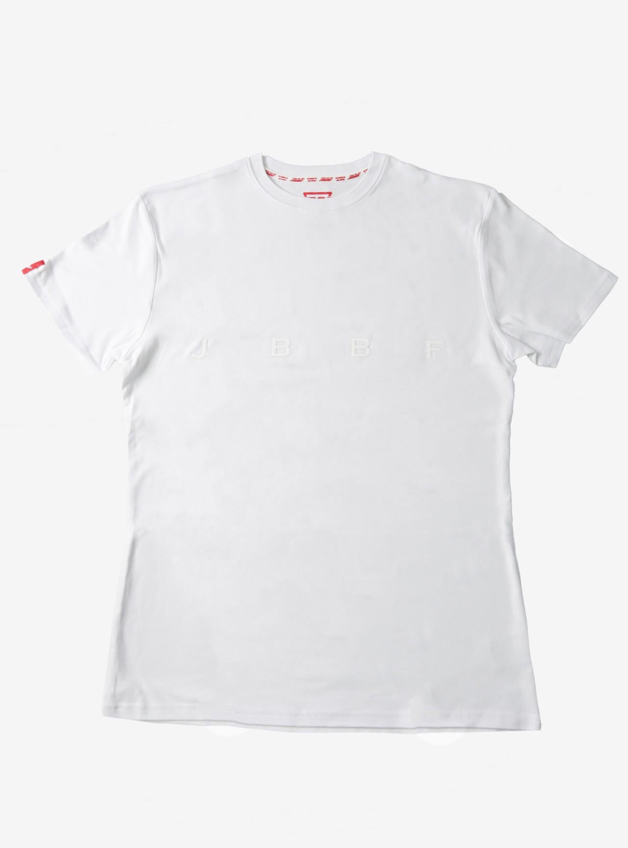 JBBF T-Shirt 白xシンプル 白ロゴ