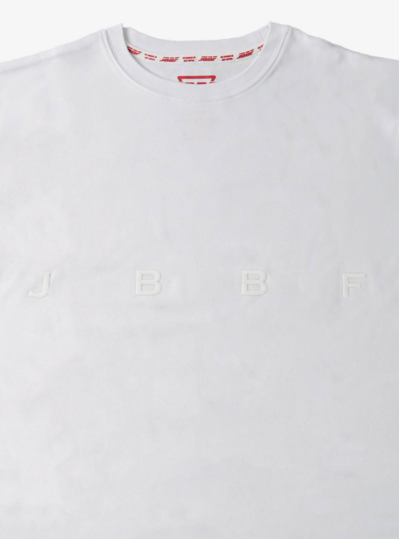 JBBF T-Shirt 白xシンプル 白ロゴ
