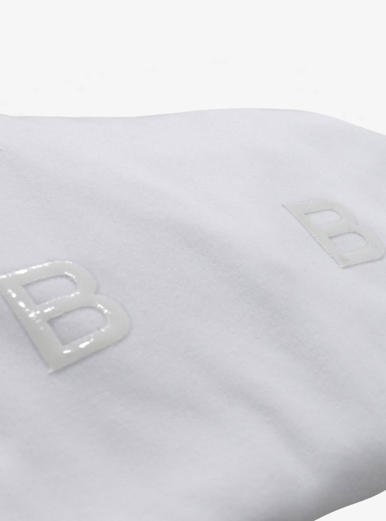 JBBF T-Shirt 白xシンプル 白ロゴ