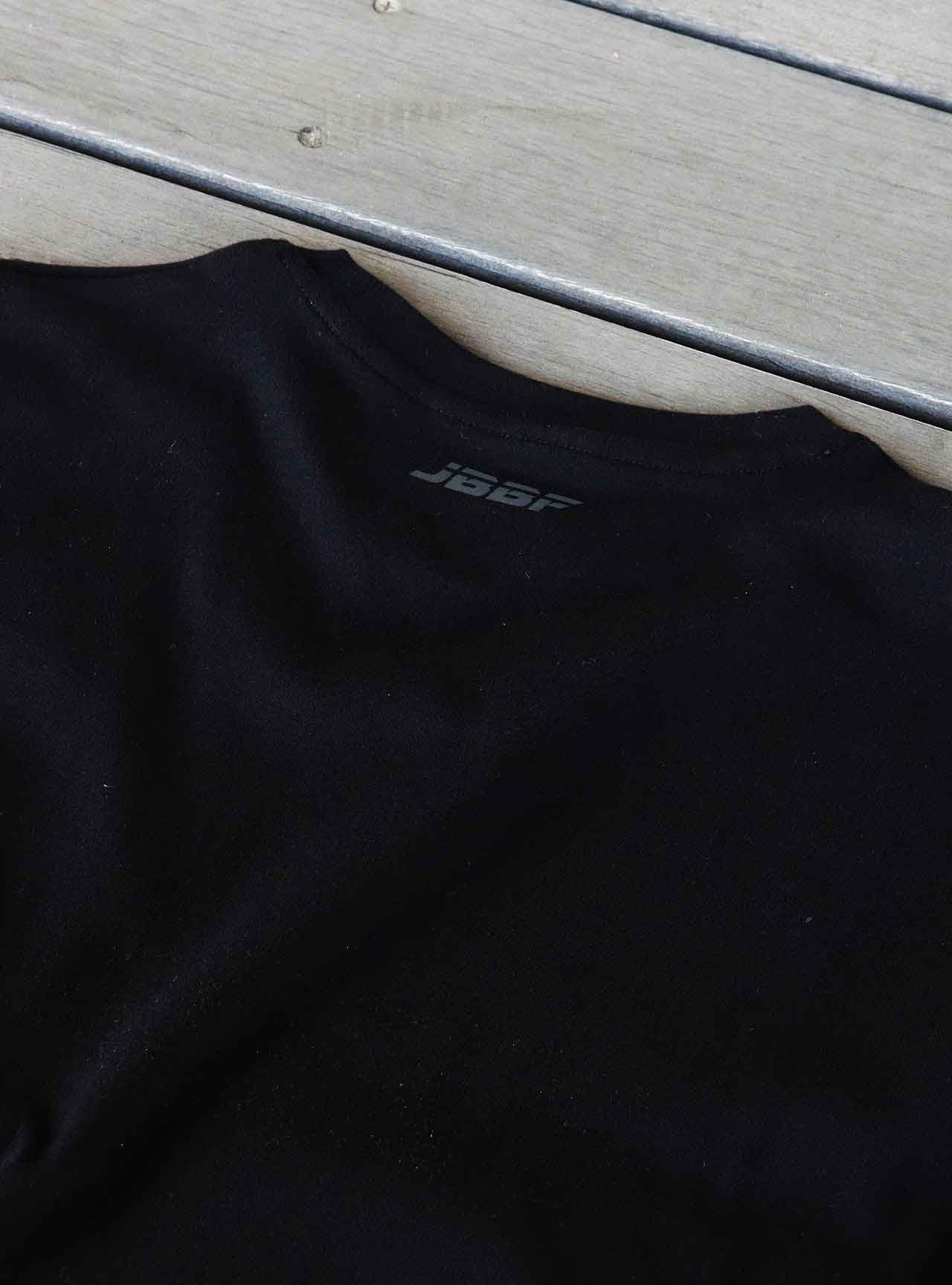 JBBF T-Shirt 黒xゴールド泊 ロゴ