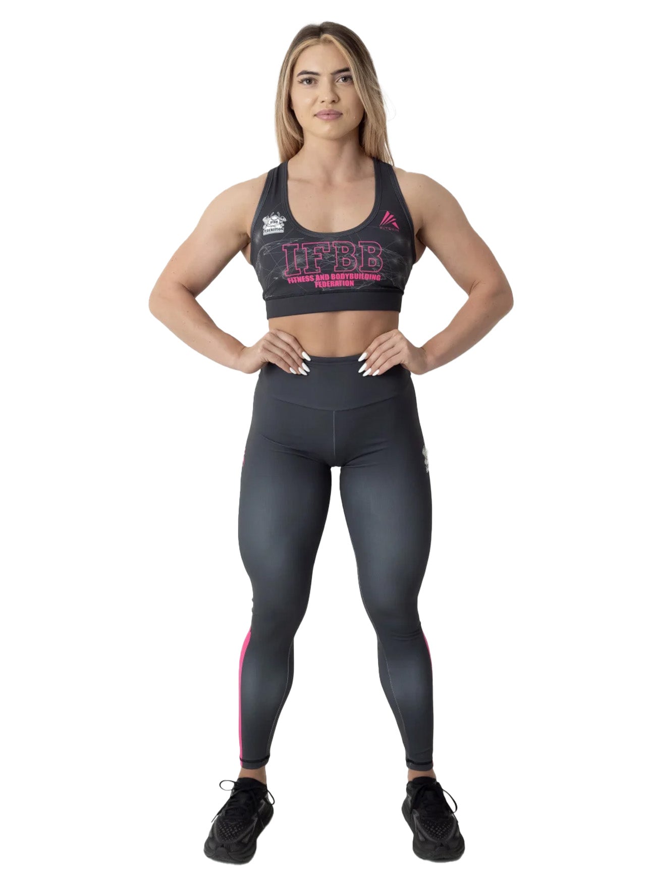 ストロングボディ　Strongbody Apparel トレーニングタイツM Polyester Long Tights [Women] – JBBF Store