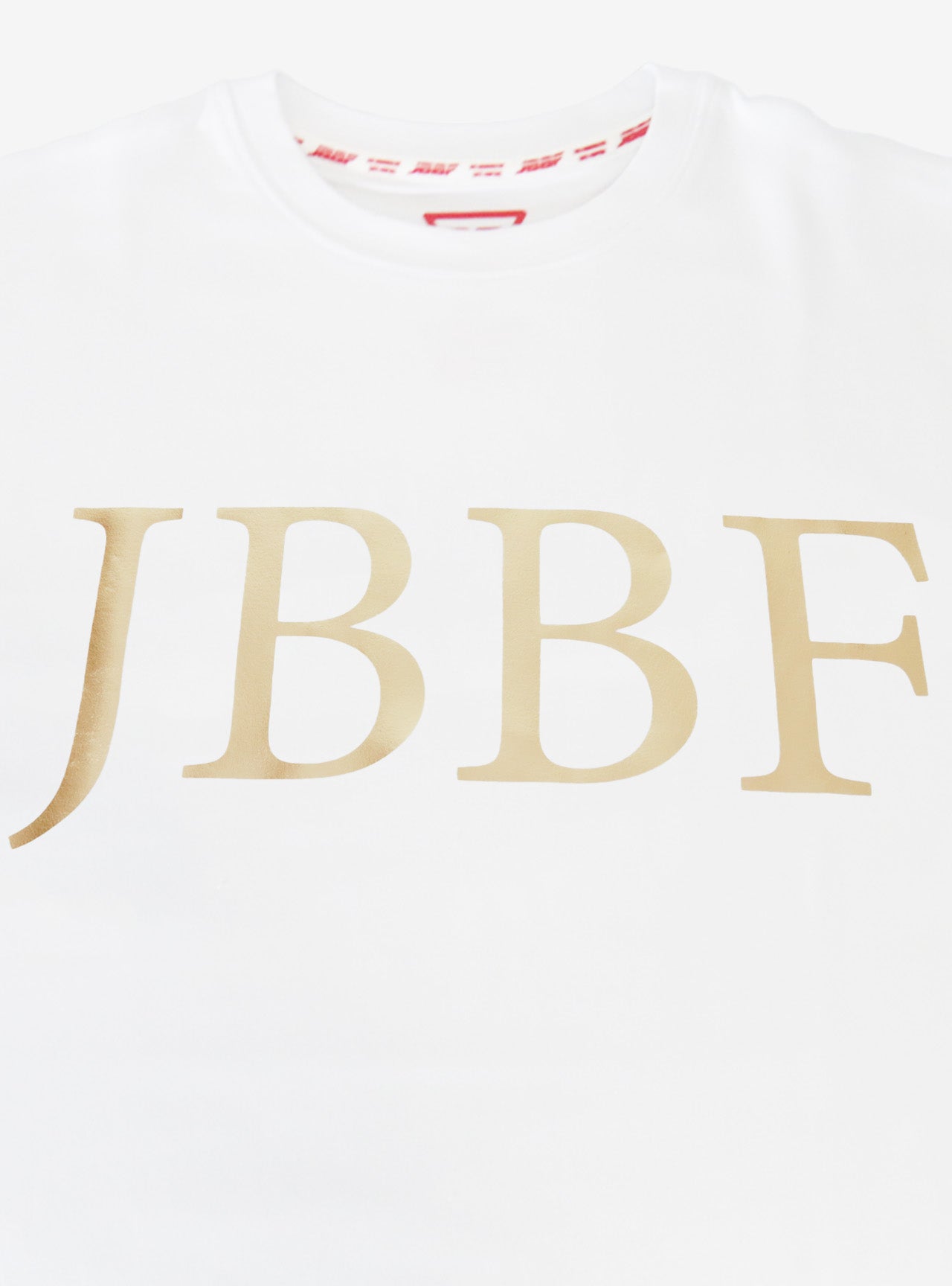 JBBF T-Shirt 白ｘゴールド泊 ロゴ – JBBF store