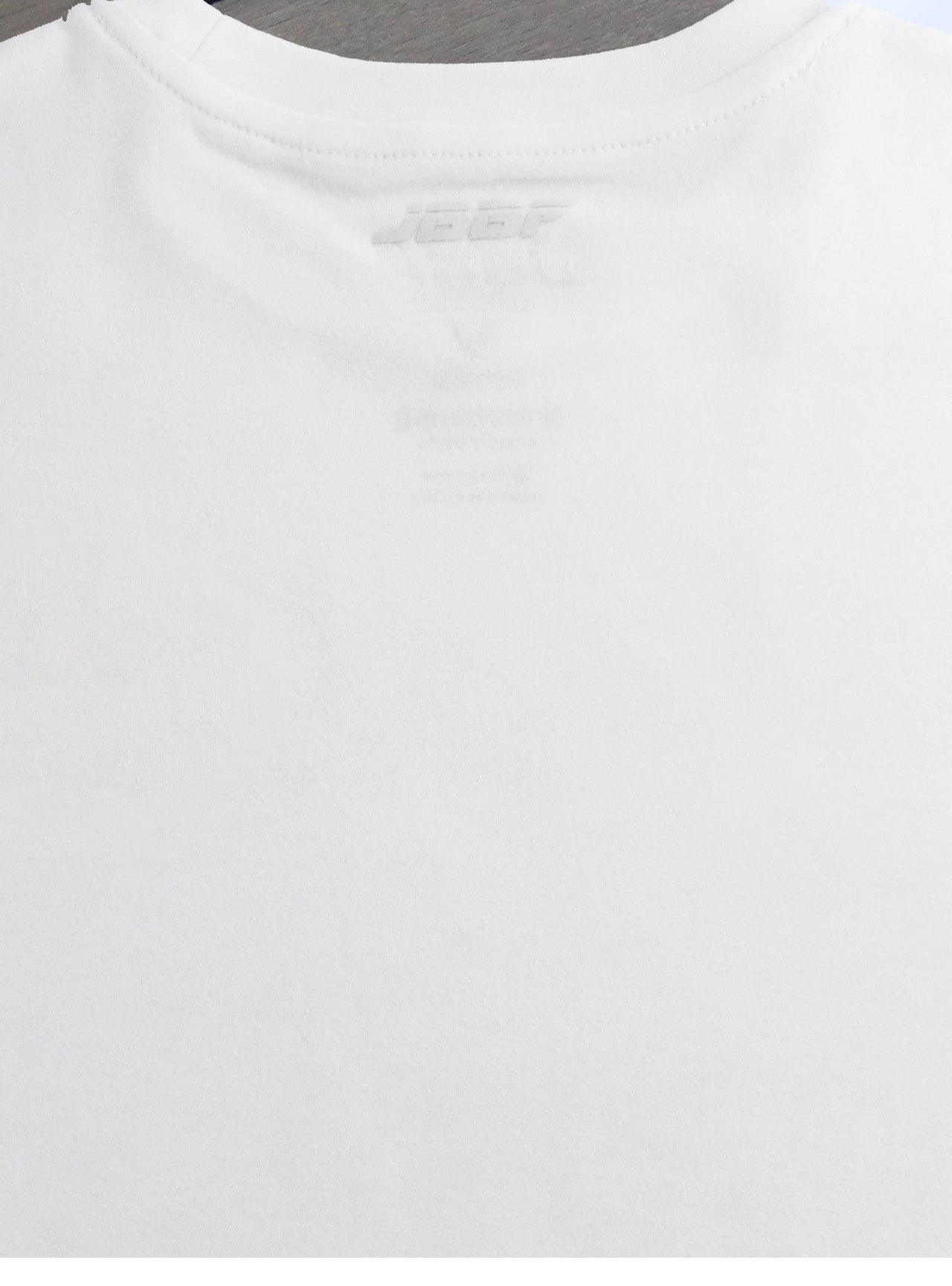 JBBF T-Shirt 白ｘシンプル 白ロゴ